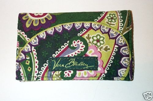 Vera Bradley Retired Rare Chelsea Green Credit Card  