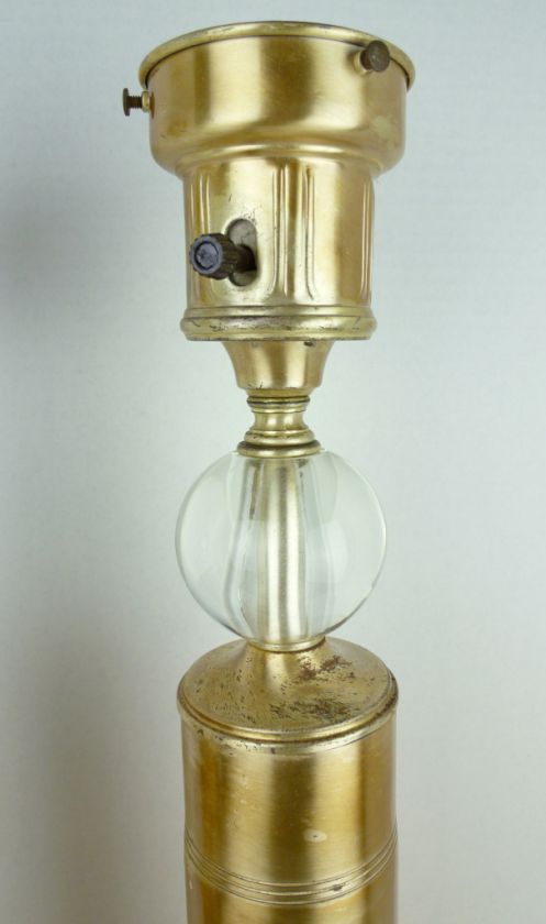 ART DECO LAMP WW2 ARTILLERY SHELL CASING 75MM TANK TRENCH ART 