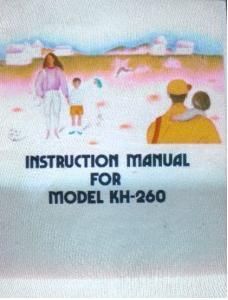 BROTHER KH 260 / KR 260 KNITTING MACHINE MANUALS++ CD  