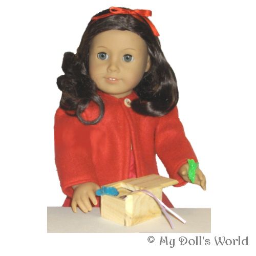   HISTORICAL TRINKET BOX FITS AMERICAN GIRL DOLL FELICITY~ADDY~KIRSTEN