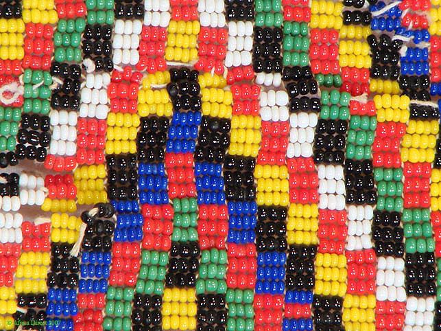 Zulu Beaded Waist belt, Izingcu, South Africa  