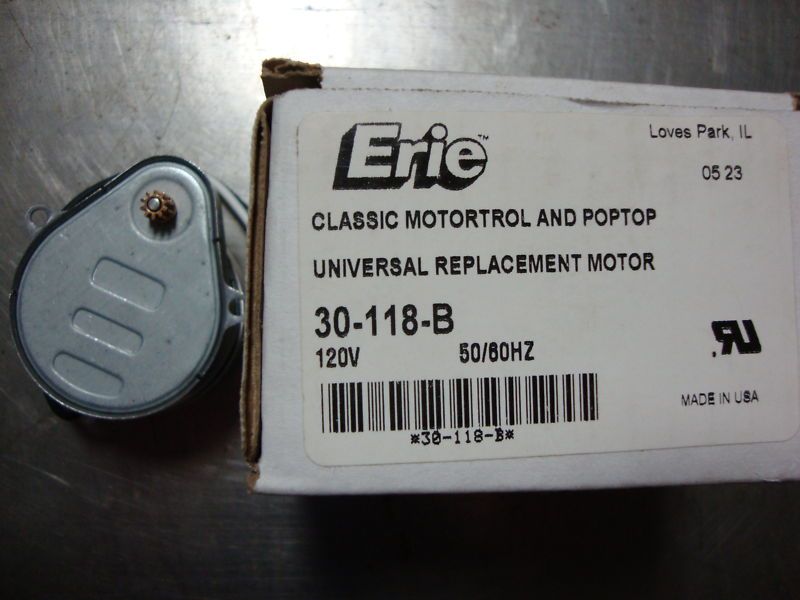 Erie Zone Valve Motor 30 118 B  