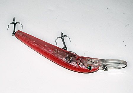 FLASHING LIGHT fishing Lure BAIT Fish Wobbler MINNOW  