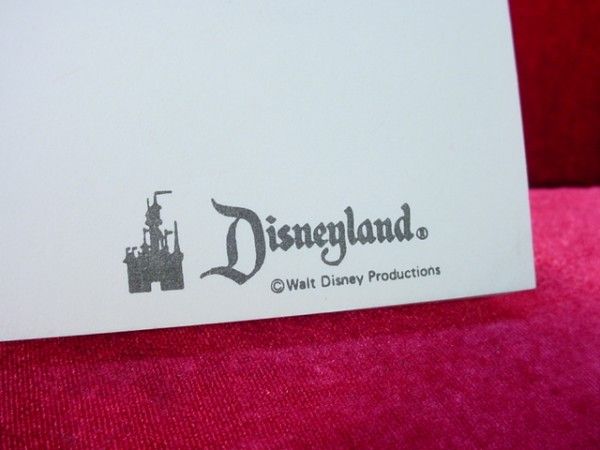 Vintage REAL 1960s DISNEYLAND EMPLOYEE NOTE PAD Walt Disney 