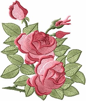 Roses Heaven machine embroidery designs set 4x4 hoop  