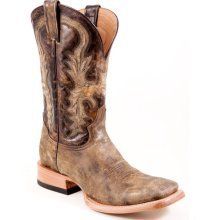   Stetson Western Cowbooy Boots Distressed & Sanded SQ. Toe 0901  