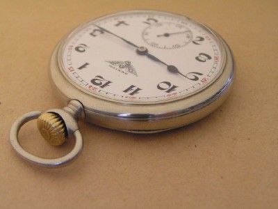 ZENITH RAILROAD CHRONOMETER GRAND PRIX 1900 Swiss Pocket Watch 1910s 