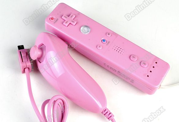   Nunchuk Controller Set for Nintendo Wii Game With Wrist Strap  