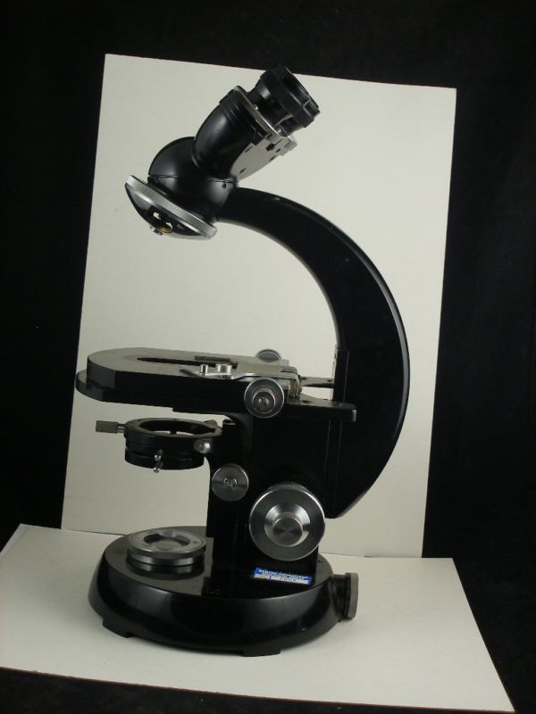 VINTAGE CARL ZEISS BINOCULAR LAB MICROSCOPE 2131873 OLD  