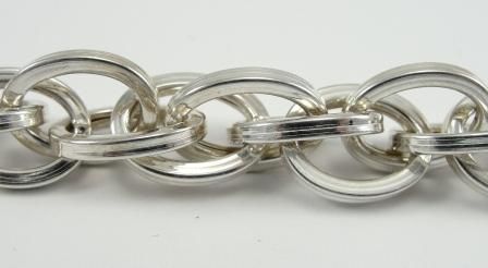 Weighs 17.4 grams/11.2 dwt Measures 7 1/4 long by 1/2 wide Chain 