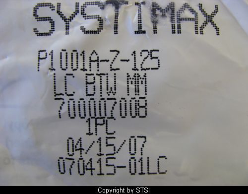 Systimax LC Fiber Optic Connector P1001A Z 125 ~STSI  