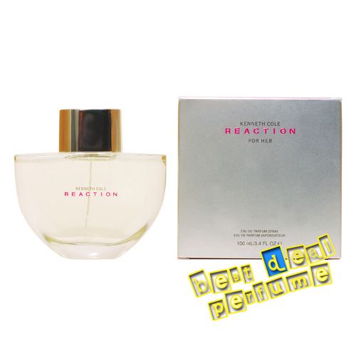 REACTION FOR HER  KENNETH COLE  3.4 OZ EDP  NIB   