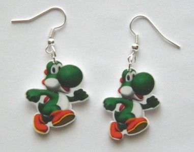 New Super Mario Bros. Yoshi Nintendo Earrings  