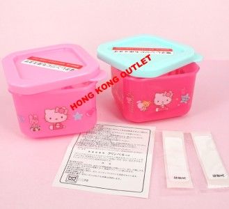 Hello Kitty Bento Snack Box Container Case Set C58  