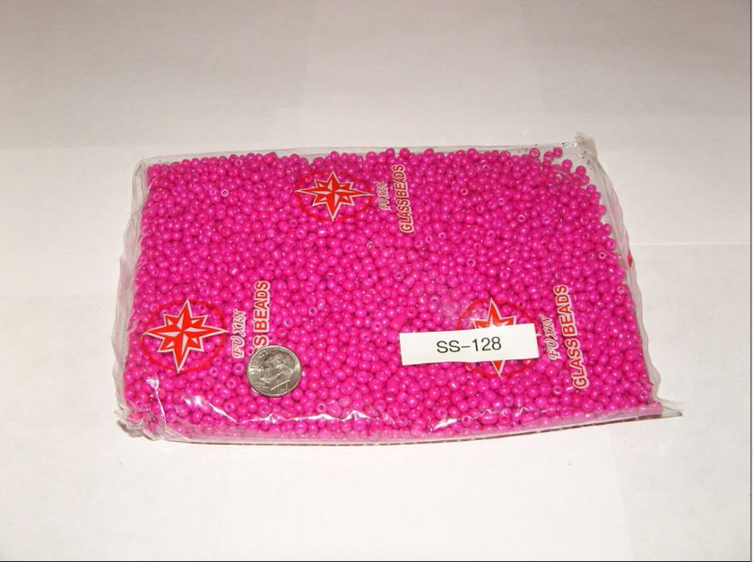 WHOLESALE LOT 1 POUND 6/0 GLASS SEED BEADS CLEARANCE  