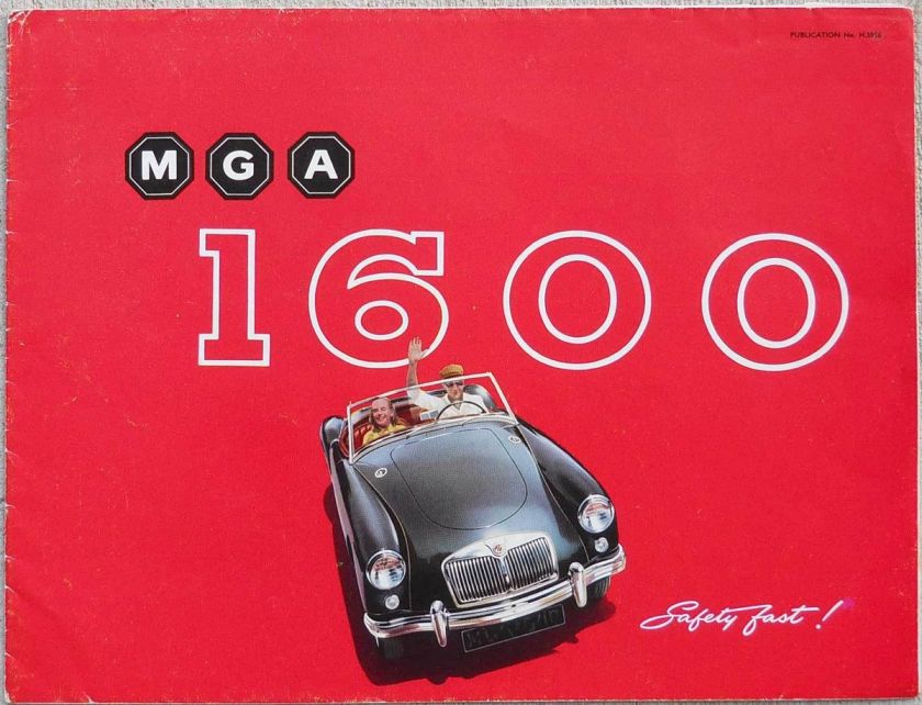 MG MGA 1600 BROCHURE c1959  