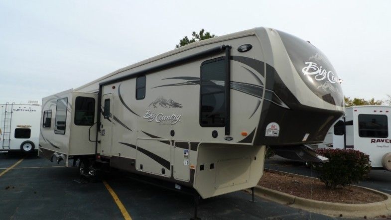 2012 BIG COUNTRY BC3510 RL QUAD SLIDE 3455 RL FIFTH WHEEL CAMPER MUST 