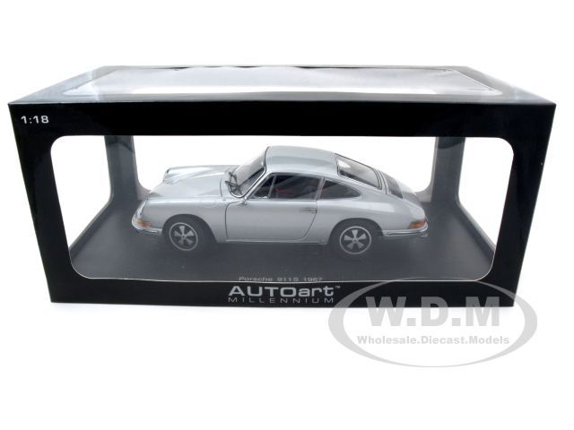 1967 PORSCHE 911 S SILVER 118 DIECAST MODEL AUTOART  