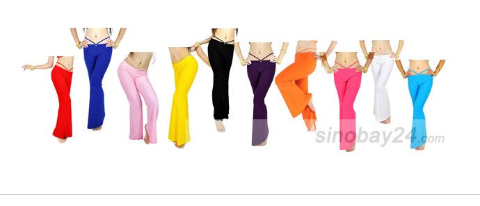 C91104 Women Yoga Tribal Belly Dance Costume Pants  