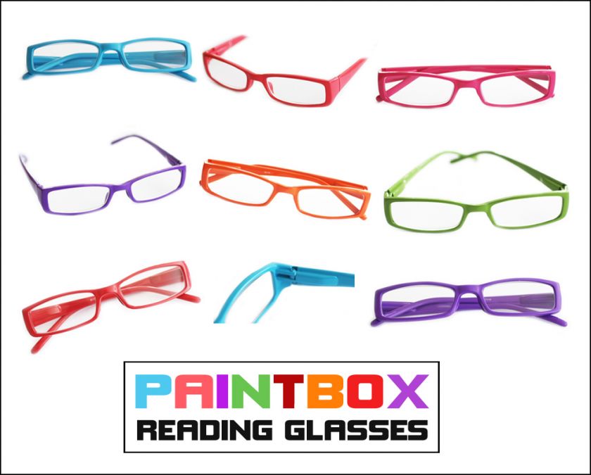 PAINTBOX Reading Glasses 1.00 2.50 BRIGHT FUN COLORS  