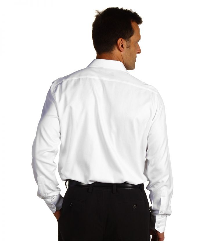 Mens Classic White Dress Shirt