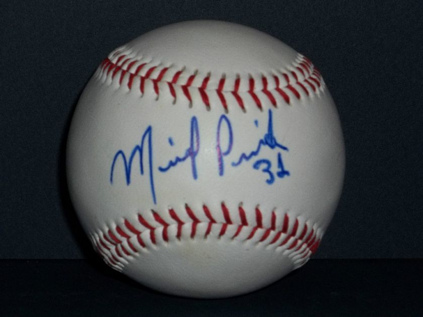 yankees michael pineda signed baseball w/coa  