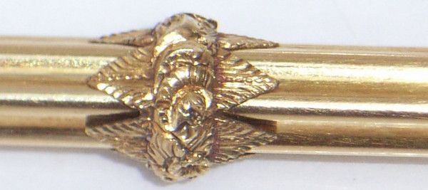 VICTORIAN GOLD SAMPSON MORDAN MAKERS MECHANICAL PROPELLING PENCIL SEAL 