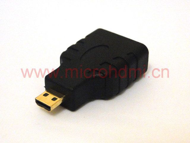 Micro HDMI to HDMI 180D adapter for HTC EVO 4G,Droid X  