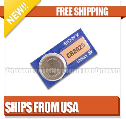 pc SONY 2025 CR2025 Button cell watch Battery  