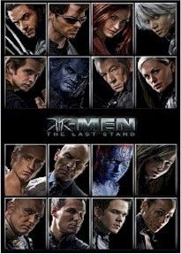 MOVIE POSTER ~ X MEN 3 LAST STAND CAST OF 16 X3 XMEN  