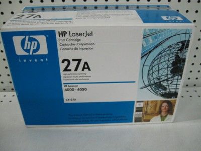 Genuine C4127A New HP Black Toner LJ4000 LJ4050  