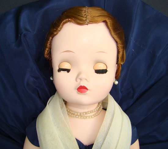 1957 Madame Alexander Cissy Doll in 2146 Evening Dress All Original 