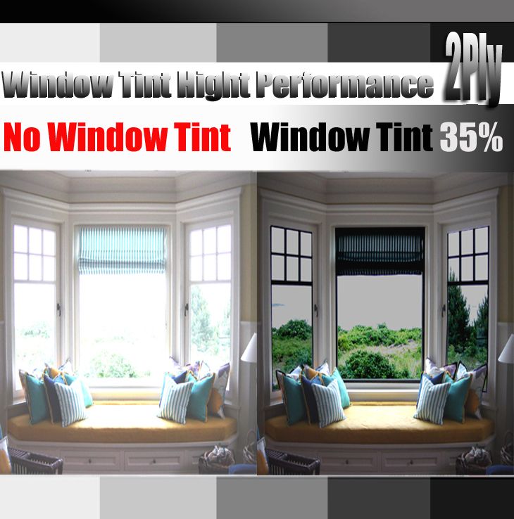 36 x50 Home Window Tint High Performance 2ply 35%  