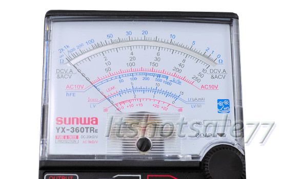 Sunwa 19 Range Analog Multimeter VOM Microamp Meter  