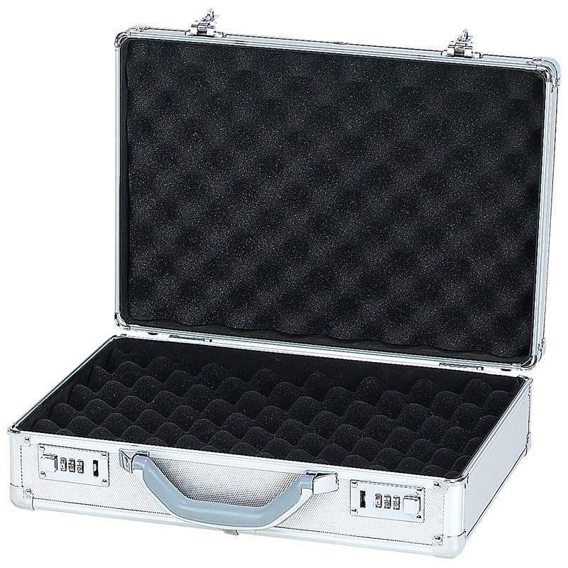 Aluminum Pistol ~ Gun Carrying Case w/Combination Lock Storage  