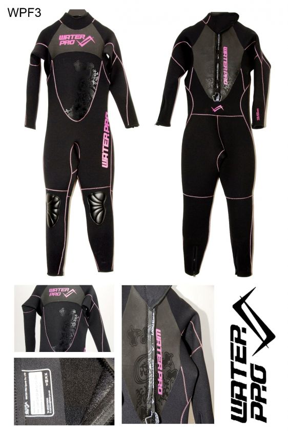 Water Pro New Ladies Fashion 5/4mm Full Wetsuit XXS L  