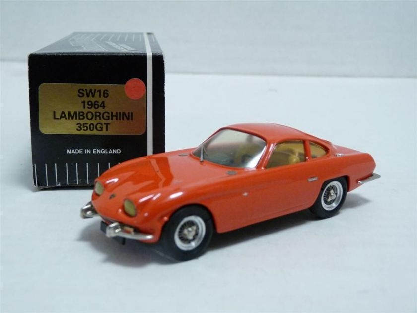   SW16 1/43 Lamborghini 350GT Handmade White Metal Model Car  