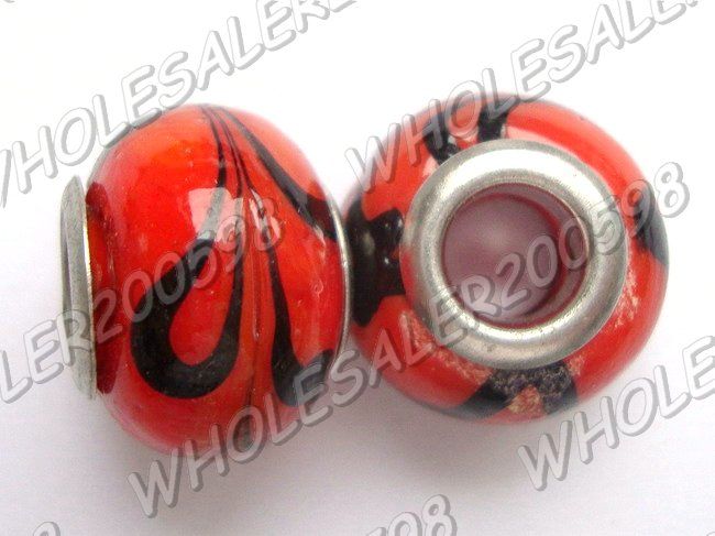 360PCS 72Styles Murano Lampwork Glass Beads 5MM Hole  