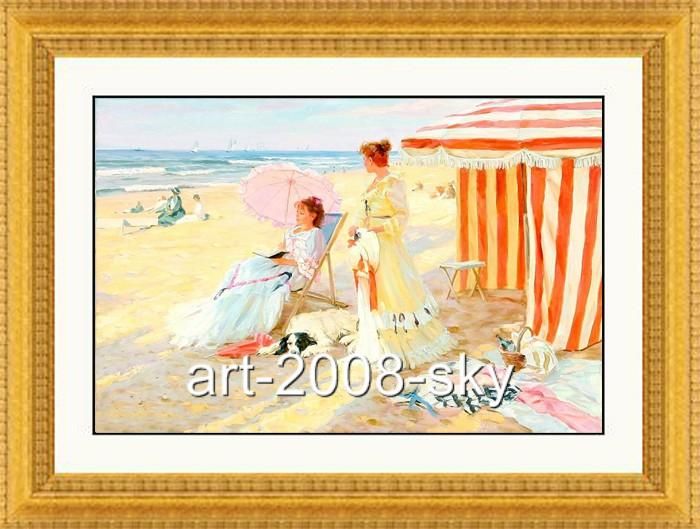 Original Women Oil painting female two girl arton canvas 24x36 