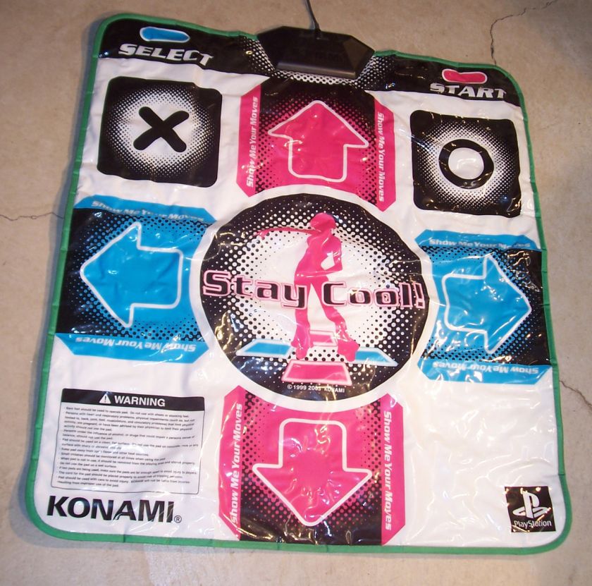 Playstation 1 2 PS1 PS2 Controller Konami Stay Cool Dance Revolution 