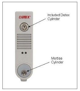 DETEX EAX 500 WITH FREE MORTISE CYLINDER IN SEALED BOX  