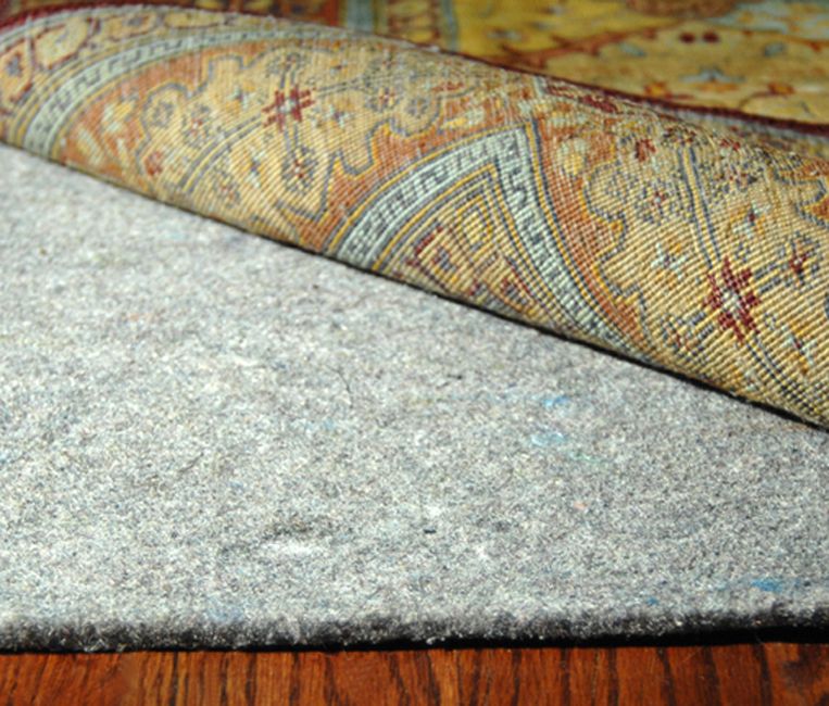 Durable Hard Surface and Carpet Rug Pad 4 x 6  