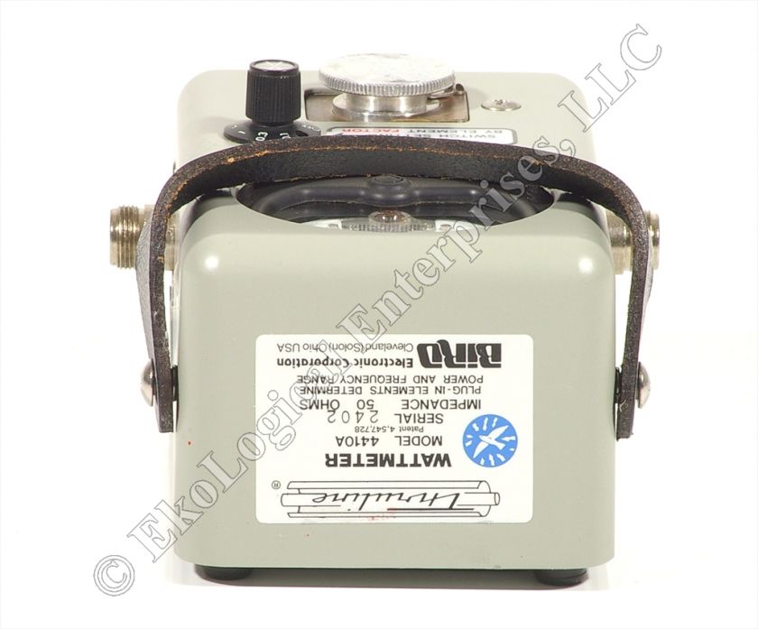 Bird 4410A (4410 A) Thruline Multipower RF Wattmeter (Watt Meter) w 