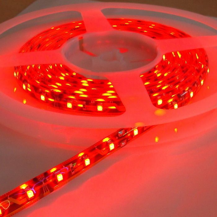 RED color 500cm 5m 5050 SMD LED Flex Strip Waterproof  