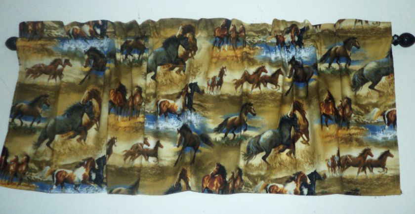 Born to be Wild Horses Valance  