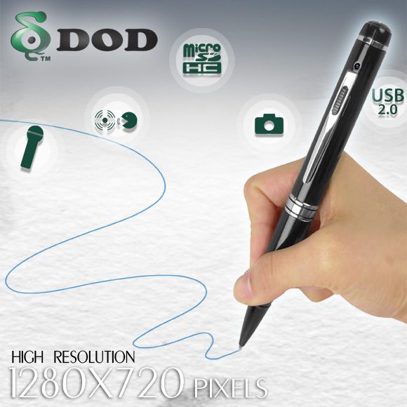 DOD PH 720HD Spy Pen Camera Camorder HD1280*720 w 8G ★Fast Post 