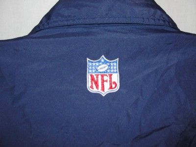 Mens PUMA Blue Denver Broncos Track Jacket Full Zip Embroidered Logo 