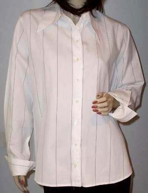 Anne Fontaine Shirt~Blouse~Muriel~0~SMALL~White & Black  