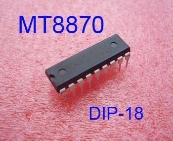 5pcs MT8870DE MT8870 Integrated DTMF Receiver DIP 18  