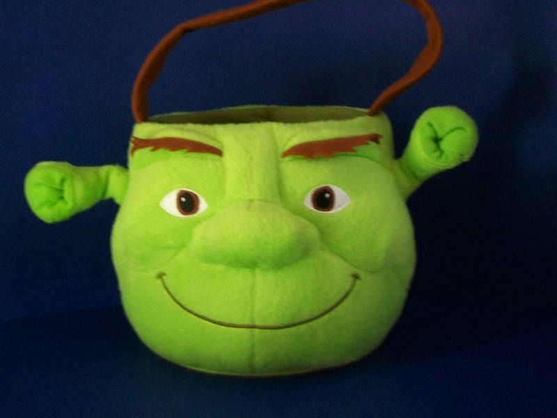 SHREK face plush HALLOWEEN BASKET trick or treat  